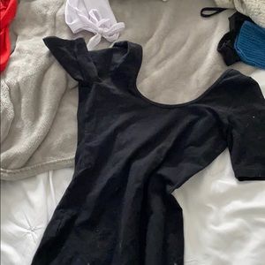 american apparel open back dress